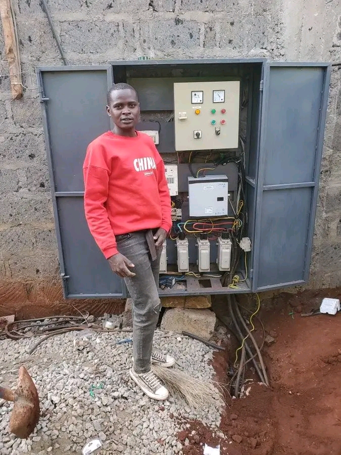Electrical wiring and distribution board installation